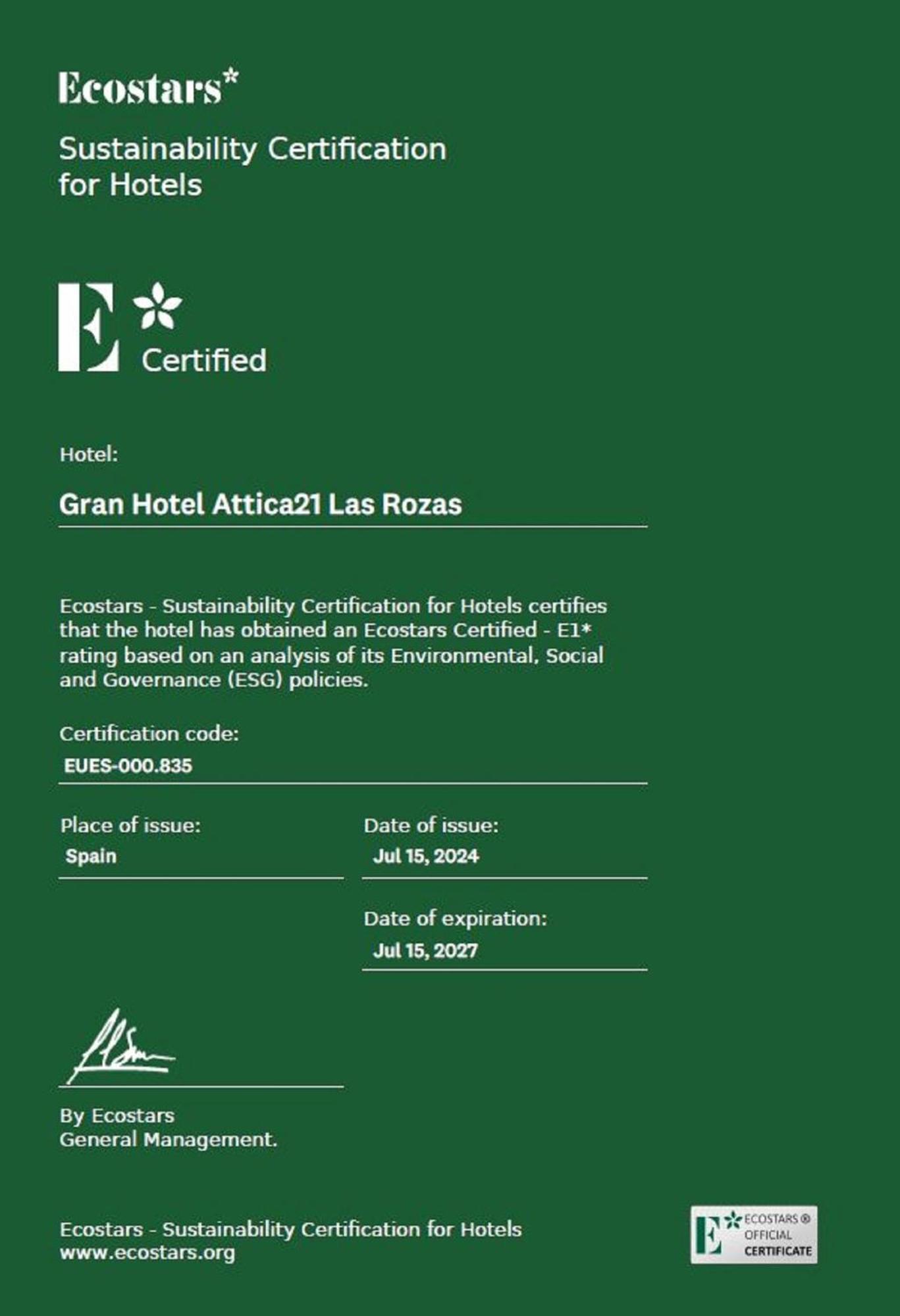 Hotel Attica21 Las Rozas エクステリア 写真